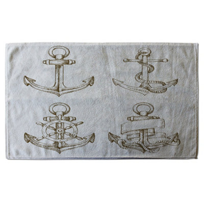 Drawn Anchors (Bath Towel) / Default Title Price Comparisons | Compare The Build