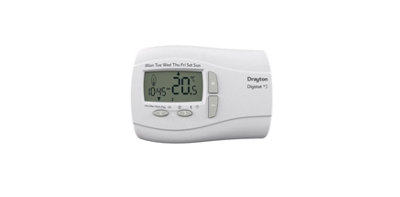 Drayton 22092 White Digistat +3RF (Supersedes +1RF/+2RF) Wireless