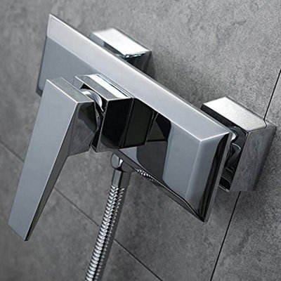 Drayton Bathroom Exposed Thermostatic Mixer Shower & Handset