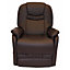 Dream Comfort Rise & Recline Chair - Chocolate PU Leather