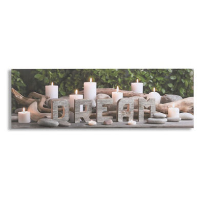 Dream LED Printed Canvas Wall Art