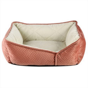 Dream Paws Coral Geometric Shape Sofa Pet Bed Small