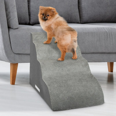 Dreamcatcher 4 Step Dog Stairs for Bed 75x40x50cm, High Density Foam ...