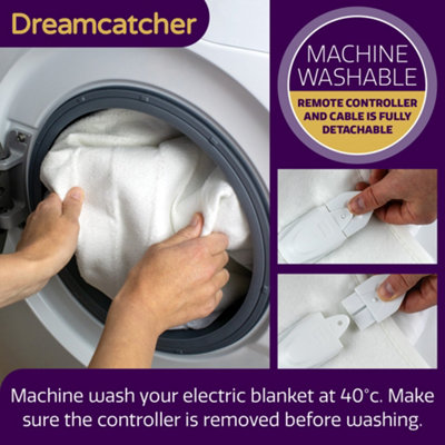 Dreamcatcher King Size Electric Blanket Dual Control Heated Fitted ...