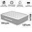 Dreamcatcher Premium Blow up Inflatable Double Air Bed Mattress with Built in Pump 191 x 137 x 46cm and Storage Bag Included