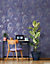 Dreamcatcher Purple/Silver Children's Wallpaper