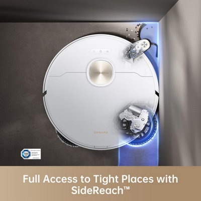 Dreame X40 Ultra Complete Robot Vacuum Cleaner with Removable & Lift Mop, 12000 Pa, Self-Cleaning Mop in 70 Degree Hot Water