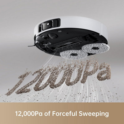 Dreame X40 Ultra Complete Robot Vacuum Cleaner with Removable & Lift Mop, 12000 Pa, Self-Cleaning Mop in 70 Degree Hot Water