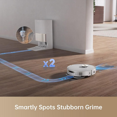 Dreame X40 Ultra Complete Robot Vacuum Cleaner with Removable & Lift Mop, 12000 Pa, Self-Cleaning Mop in 70 Degree Hot Water