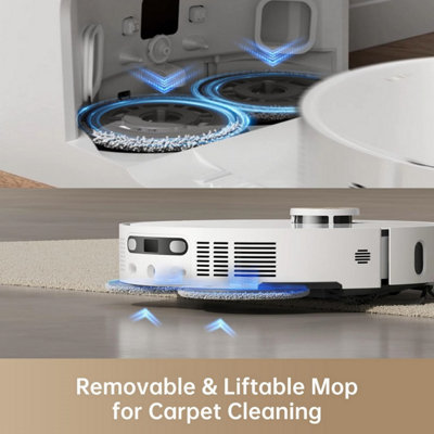 Dreame X40 Ultra Complete Robot Vacuum Cleaner with Removable & Lift Mop, 12000 Pa, Self-Cleaning Mop in 70 Degree Hot Water
