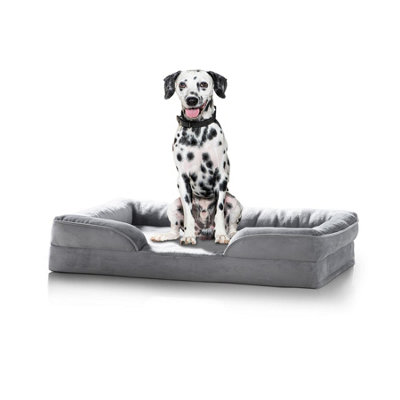 Photo inspiration: Picture Idea: Dreameasy Orthopedic Pet Bed 4 Sided Bolster Design Egg Crate