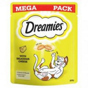 Dreamies Cat Treats With Cheese Mega Pack 200g (Pack of 6)