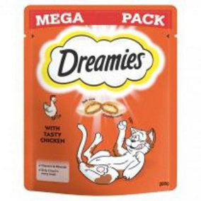 Dreamies Cat Treats With Chicken Mega Pack 200g (Pack of 6)