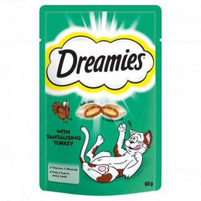 Dreamies Turkey 60g (Pack of 8)