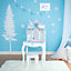 Dreamland Castle Play Vanity Set - L60 x W32 x H118 cm - White/Ice Blue