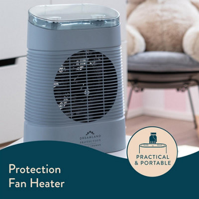 Dreamland Fan Heater and cooler silent power protection