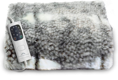Dreamland 'Hygge Days' Luxury Fallow Deer Faux Fur Heated Blanket