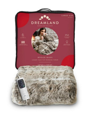 Dreamland faux fur discount heated mattress cover