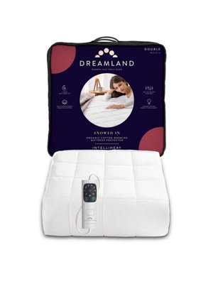 Dreamland Organic Warming Mattress Protector Double DIY at B Q