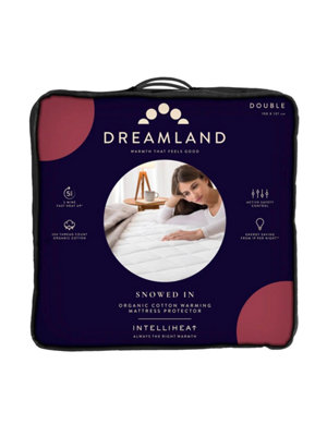 Dreamland Organic Warming Mattress Protector - Double