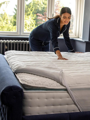 Dreamland Organic Warming Mattress Protector - Single | DIY at Bu0026Q
