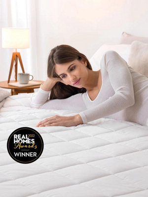 Dreamland Organic Warming Mattress Protector Super King Dual