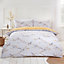 Dreamscene Blossom Bird Duvet Cover with Pillowcase Bedding, Duck Egg - King