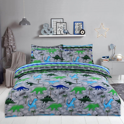 Double dinosaur clearance bedding