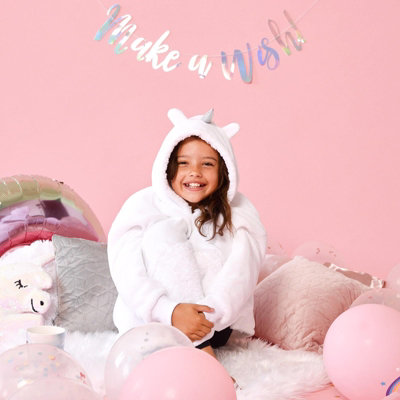 Plush blanket hoodie wish shop