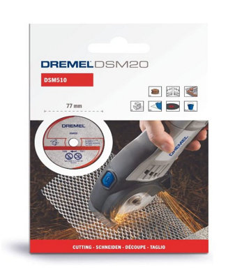 DREMEL DSM510 Metal and Plastic Cutting Blades (3No/Pack) (To Fit: Dremel DSM 20 Compact Saw) (2615S510JB)