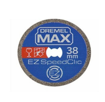 DREMEL MAX SpeedClic SC545DM Diamond Cutting Wheel (38mm) (1/Pack) (2615S545DM)