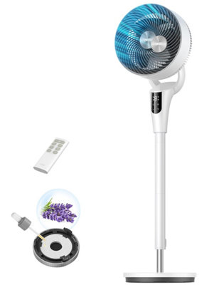 Dreo 20 dB Silent Standing Fan for Bedroom, 42 Pedestal Fans with ...