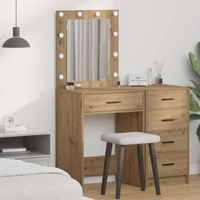 Dressing Table Artisan oak 50 x 41 x 135 cm Engineered wood