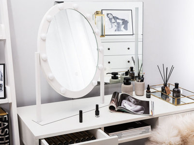 Dressing Table Mirror LED ROSTRENEN White