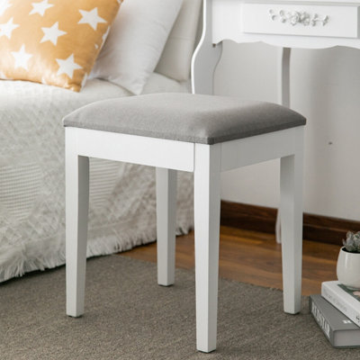 Grey cushion stool outlet