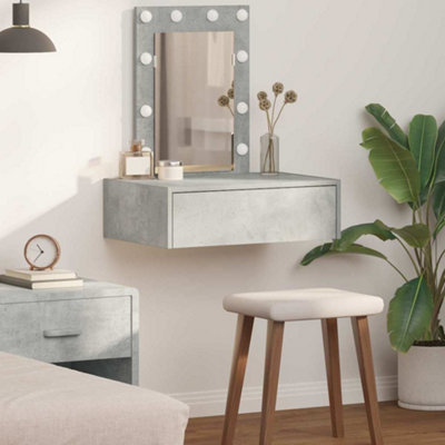 Dressing Table with Drawer Grey 60 x 40 x 70 cm Engineered wood