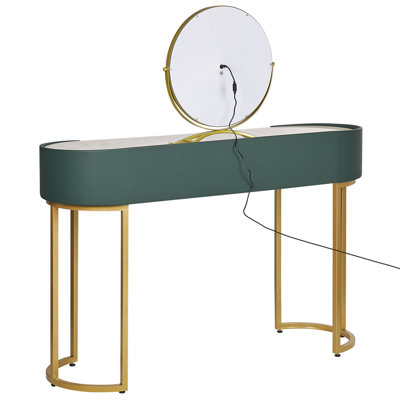 green emerald velvet dress Amazon.com: Vanity Desk Dark Green Large Makeup Vanity with Mirror and  Stool Vanity Desk Makeup Table with Drawers Nightstand Bedroom Furniture Makeup  Dressing Table，Green L80cm : Home & Kitchen main image 1