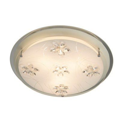 Drew 3 Light Flushed Ceiling Light