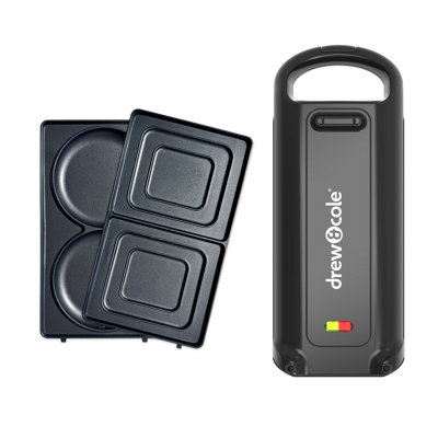 Drew&Cole 5 Minute CleverChef Deluxe - Pancake and Toastie Plate Set