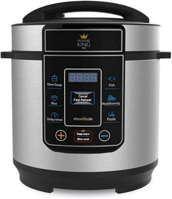 Drew Cole Pressure King Pro Electric Pressure Cooker 3L DIY at B Q