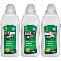 Dri Pak Liquid Bicarbonate 500ml Gentle Non Scratch Cream Cleaner (Pack of 3)