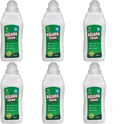 Dri Pak Liquid Bicarbonate 500ml Gentle Non Scratch Cream Cleaner (Pack of 6)