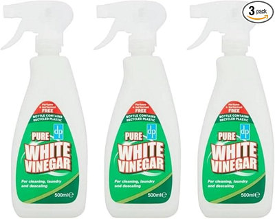 Dri-Pak Pure White Vinegar 500ml Trigger Spray x 3