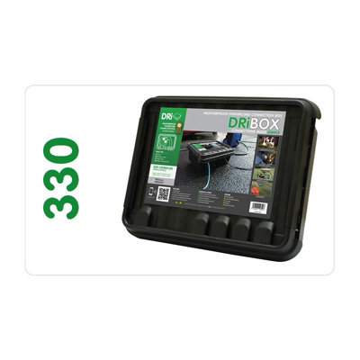 thumbnail image 2 of Dribox DB330B 330mm Weatherproof IP55 Connection Box – 4 Outlets, UK Power Sockets 2 of 4