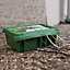 DRiBOX Large IP55 Green Weatherproof Outdoor Electrical Power Cord Connection Box Enclosure 40 x 31 x 14.5cm