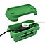 DRiBOX Small IP55 Green Weatherproof Outdoor Electrical Power Cord Connection Box Enclosure 25.5 x 14.1 x 10.2cm