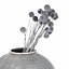 Dried Billy Ball Bunch of 20 Artificial Plant - H50 cm - Grey