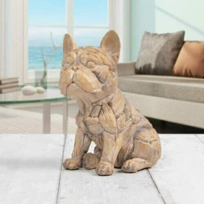 Driftwood Effect French Bulldog Ornament