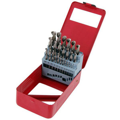 Drill Bits - 25 Piece Set Hss - Precision 1- 13 mm (Neilsen CT0995)