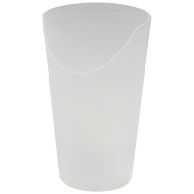 Drink Cup with Nose Cut Out - No Head Tilt Drinking Aid Disability Drinking Cup